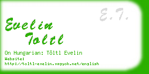 evelin toltl business card