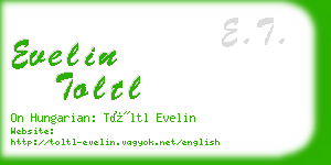 evelin toltl business card